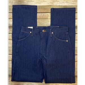 Wrangler Mens Size 32x34 'Original Fit Cowboy Cut' Dark Wash Jeans